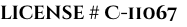 license # C-11067